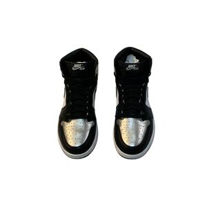Nike Jordan 1 Retro Women’s Metallic Silver/Black Sneakers